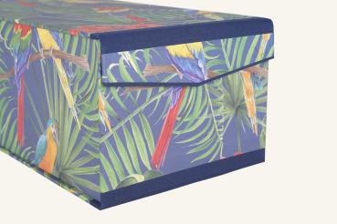 Practical photo box "Parrots", 3 compartments